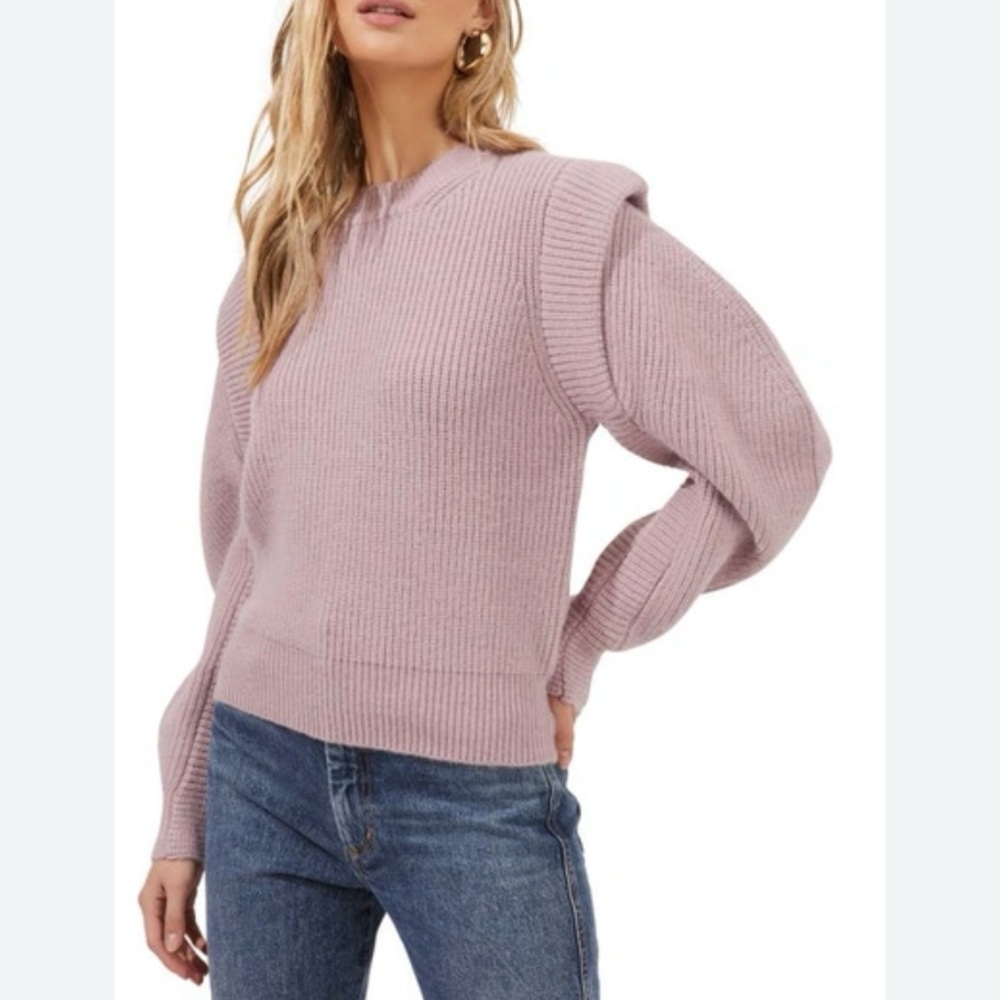 ASTR Romina Dusty Pink Pullover Sweater Misses size XS